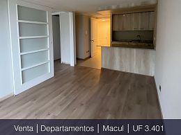 Departamento 1 Dorm.   1 Baño. Edificio Home, Los Espinos 3356, Macul